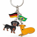 Keyring Caramelo & Dachshund