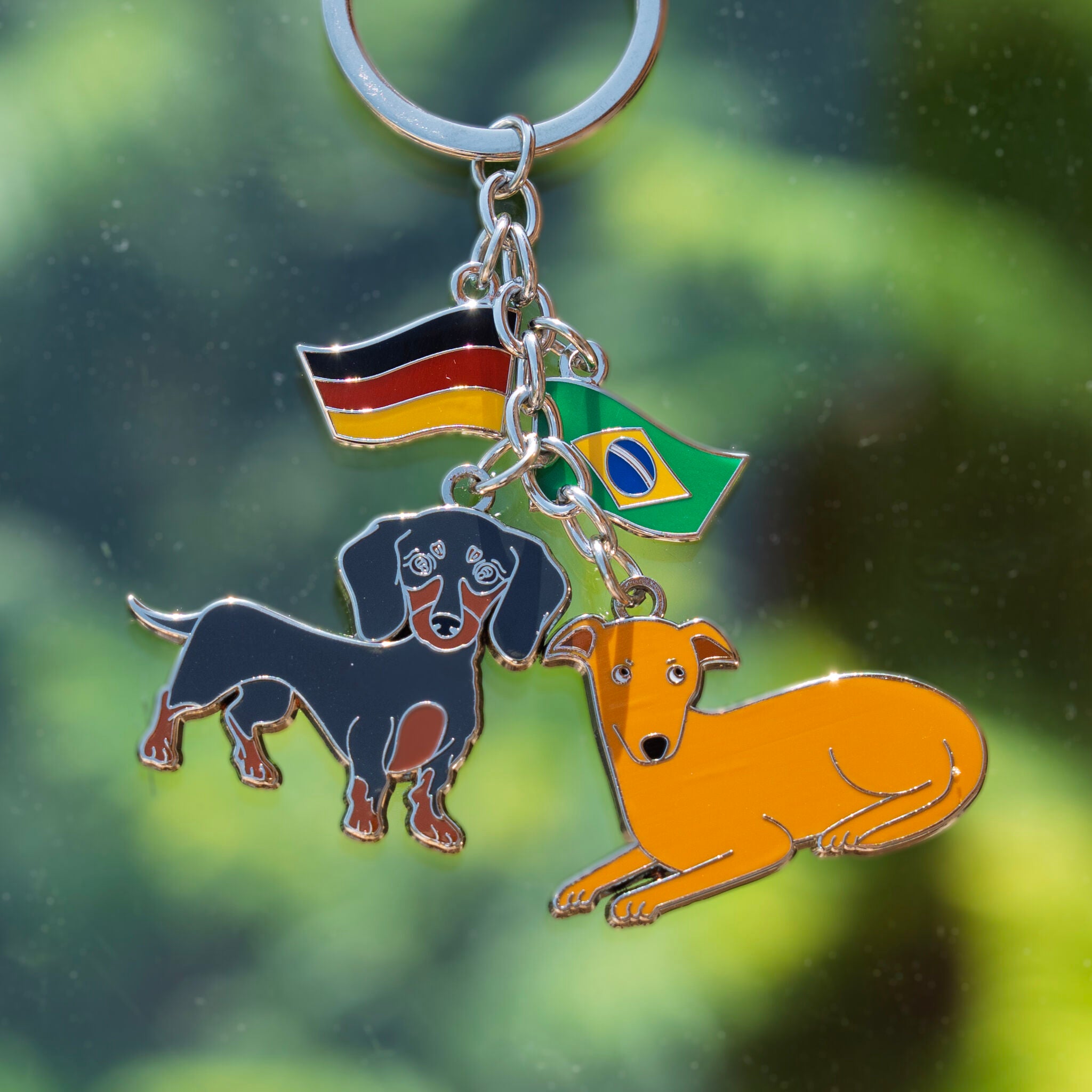 Keyring Caramelo & Dachshund