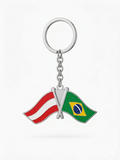 Brasil x Austria Keyring