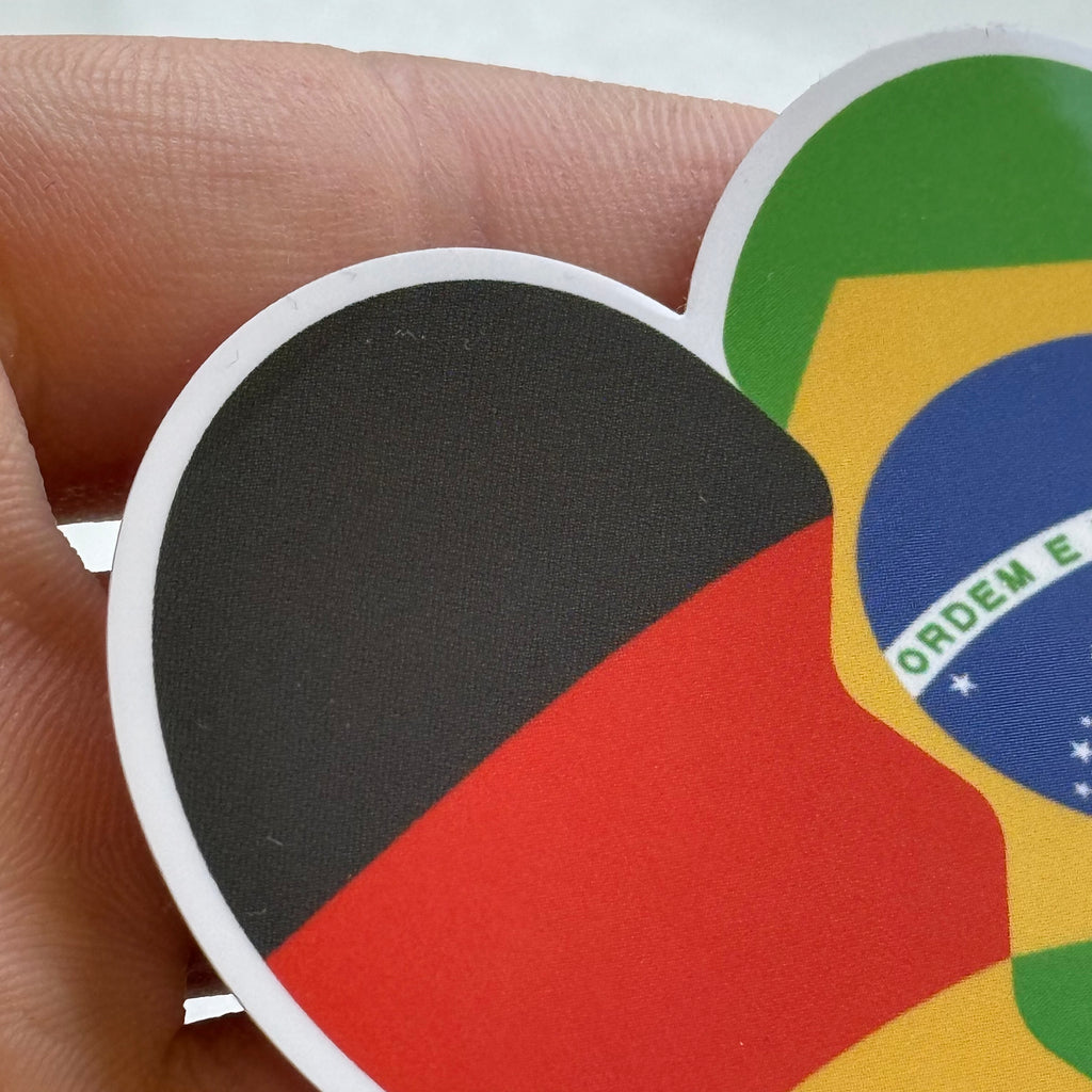 Adesivo Coração - Kit 3 unidades